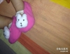 新手手缝做出的兔宝宝鞋，哈哈
