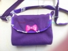 给女儿做的紫色包包