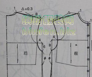 休闲舒适又容易打版的落肩袖