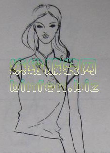 肩头遮一点的半截小片盖肩袖的打版和裁剪方法