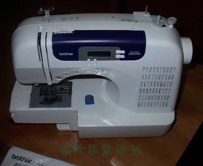 我买了兄弟BC2500家用缝纫机了，很容易上手