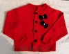 宝宝红色羊毛衫短款（用缝纫机车的噢）