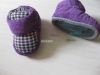 紫色棉花棉鞋
