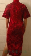 红丝绒旗袍，第一次做的旗袍 (添加真人秀)