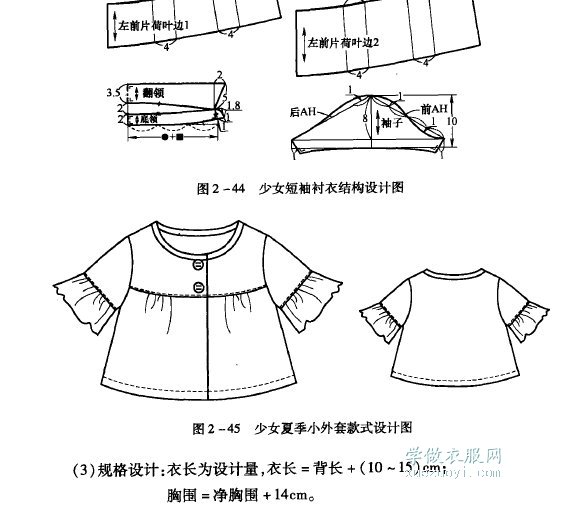 《童装结构设计与应用》服装裁剪电子书下载